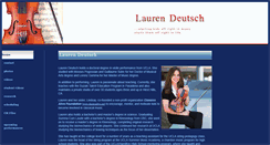 Desktop Screenshot of laurendeutsch.com