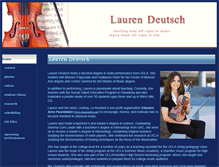 Tablet Screenshot of laurendeutsch.com